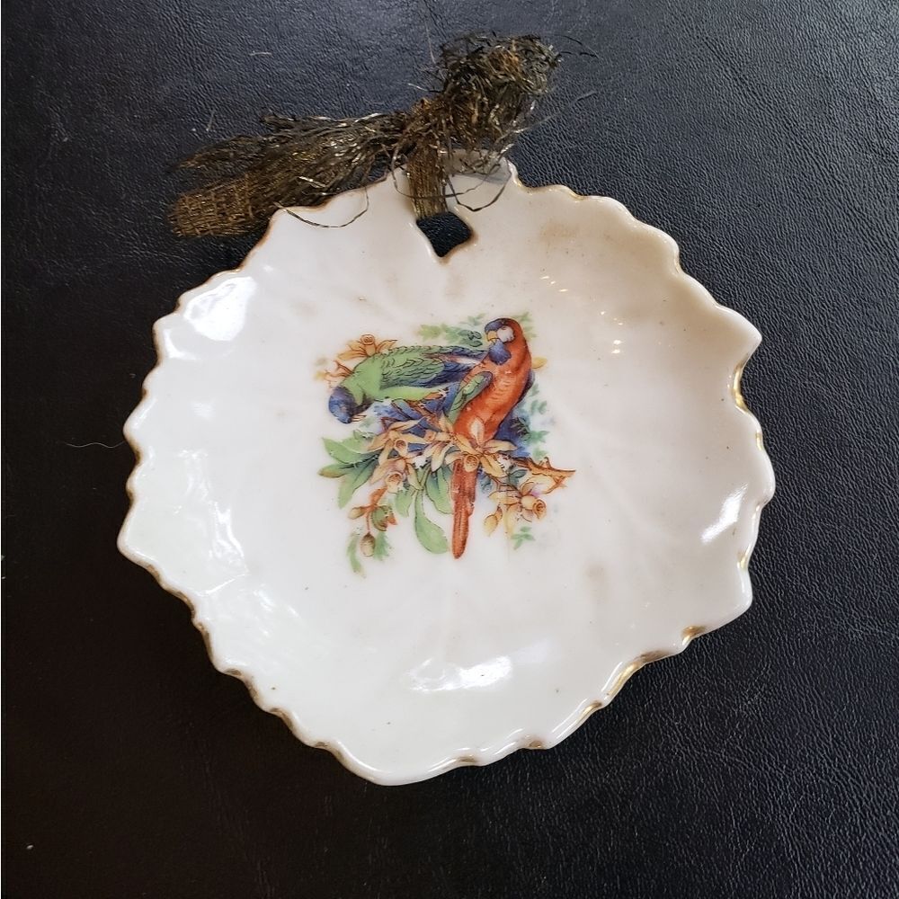 Small Plate w/Birds Made in Japan